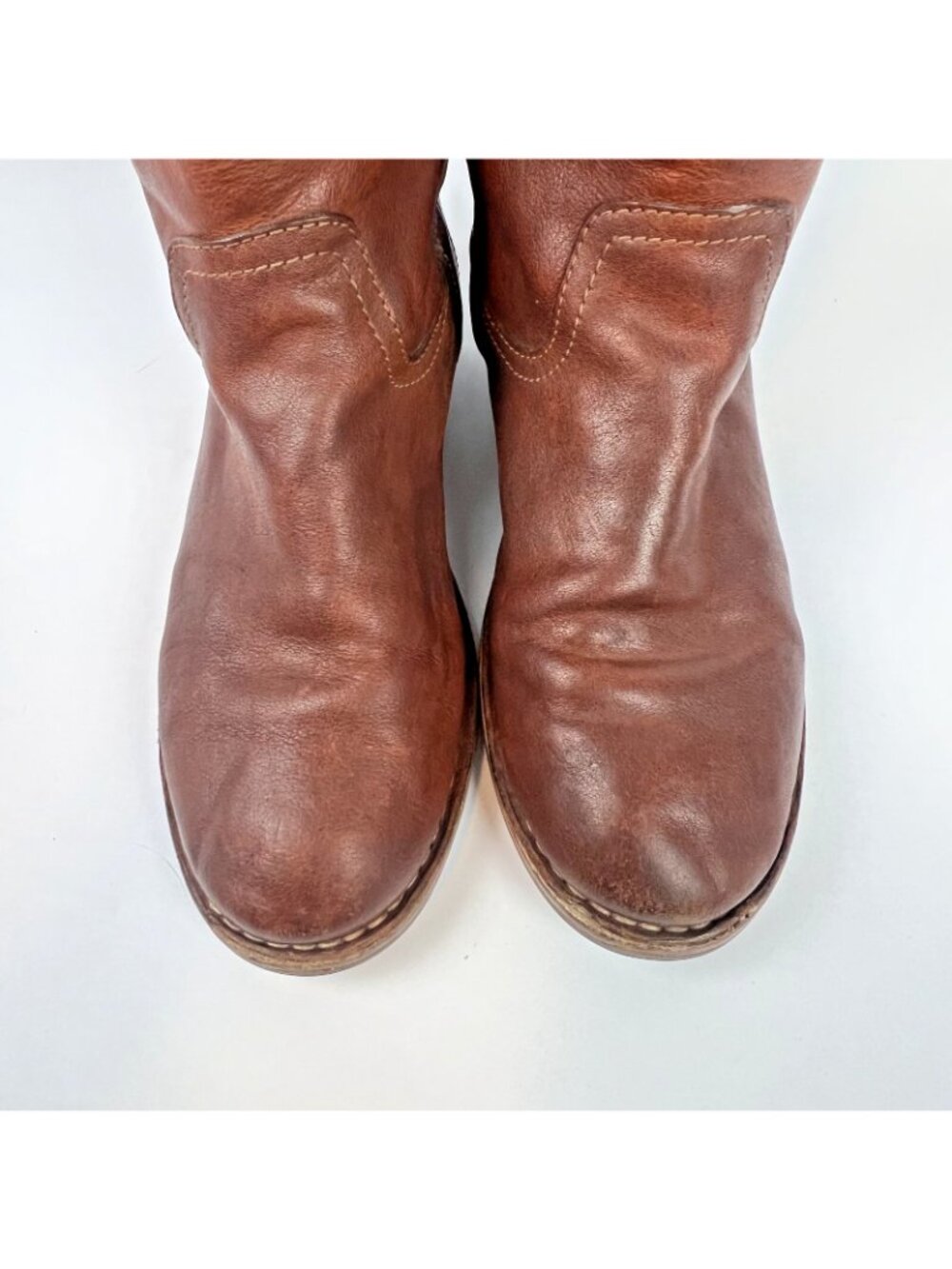 Coach Weslyn Tall Riding Boots – Whiskey Brown Leather | Women’s Size 6 - Picture 6 of 10